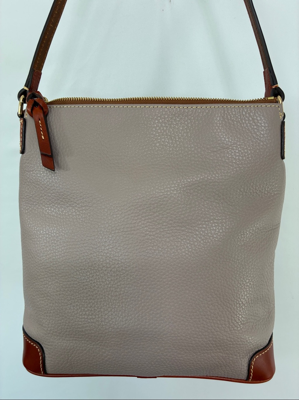 DOONEY & BOURKE BAG PEBBLED LEATHER SATCHEL NWOT - Picture 2 of 9